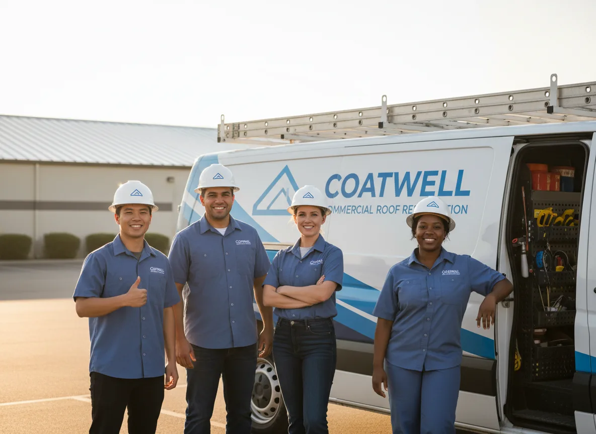 Commercial roof coating company in Montgomery, IL